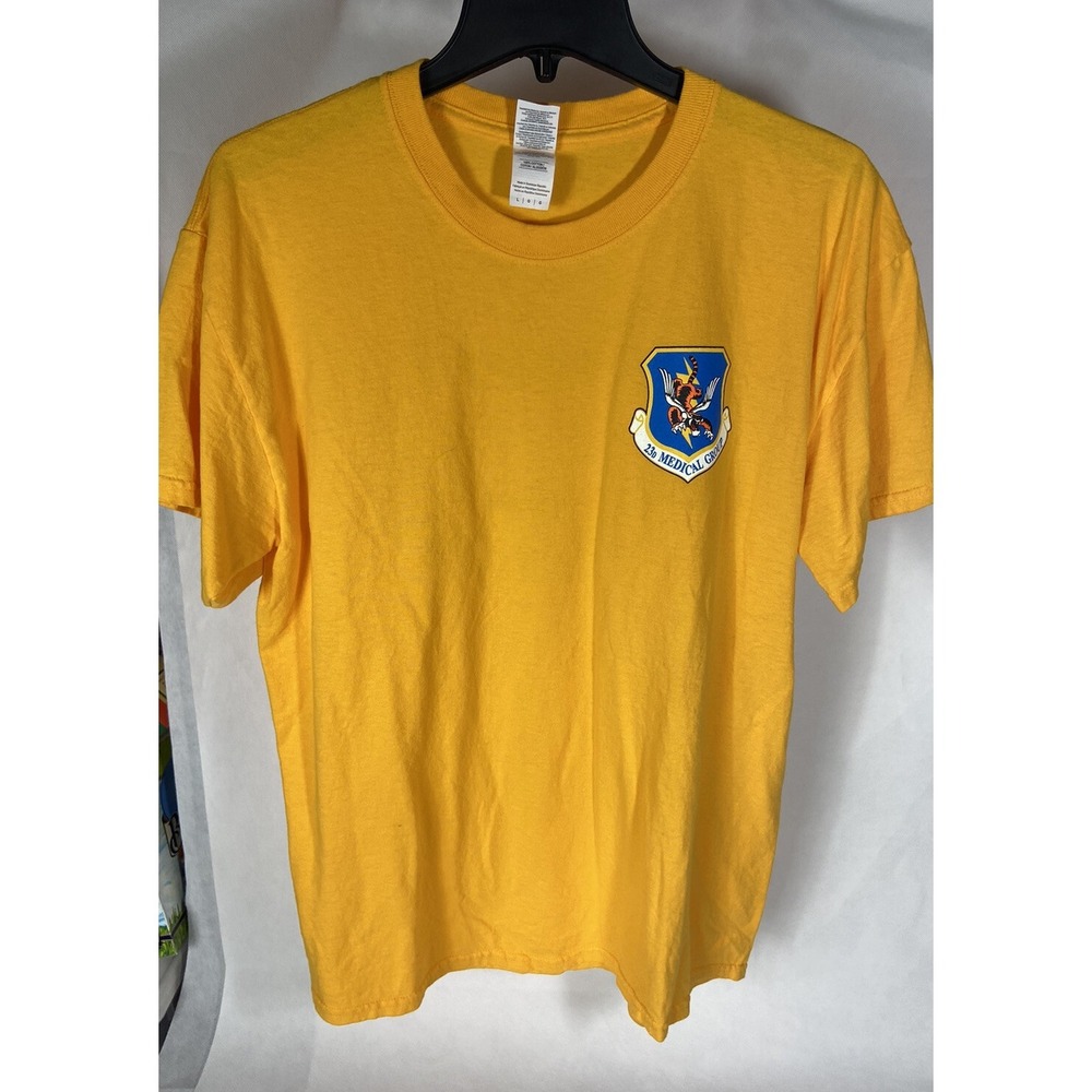 23rd Medical Group Tigers, Moody AFB, Air Force‎ T-Shirt, Large Cancer-Awareness